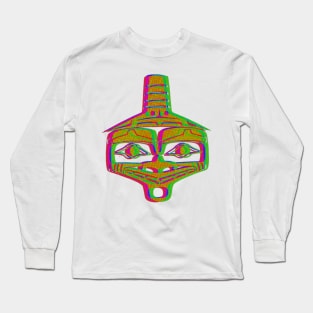 Mayan Alien Long Sleeve T-Shirt